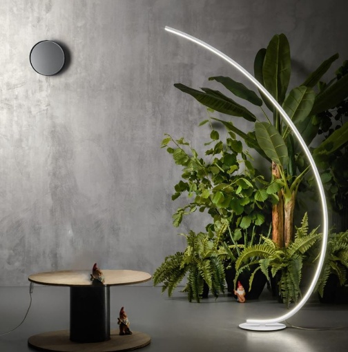 Immagine di Piantana Ad Arco Led 30w 3000k Dimmerbile Iole Gea Luce