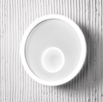 Immagine di Plafoniera Moderna Bianca Cerchi Led 40w 3000k 4000k Melania P/M Gea Luce