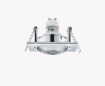 Immagine di Faretto Incasso Quadrato Cromo 80mm GU10 Orientabile Jura Trio