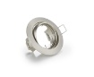 Immagine di Faretto Tondo Orientabile Nichel Per Controsoffitto Jura 83 mm Trio
