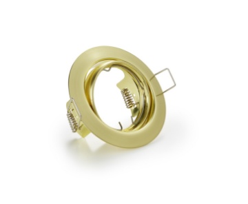 Immagine di Faretto Orientabile Incasso Ottone 83 mm Jura 1xGU10 Trio