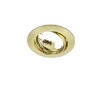 Immagine di Faretto Orientabile Incasso Ottone 83 mm Jura 1xGU10 Trio