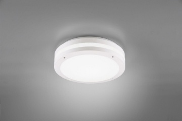 Immagine di Plafoniera per Esterno Kendal Led IP54 Bianco Ø30 cm Trio Lighting