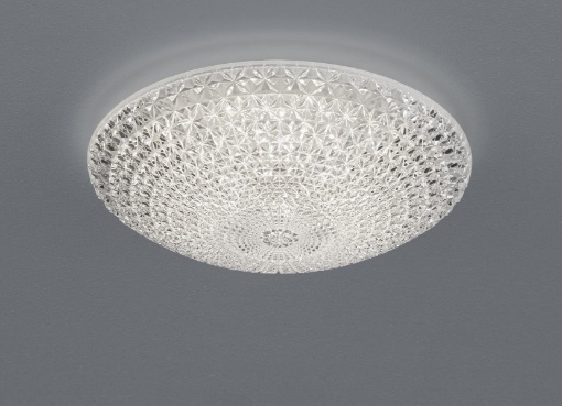 Immagine di Plafoniera Classica Effetto Cristallo Kuma Led Switch Dimmer Ø40 cm Trio Lighting