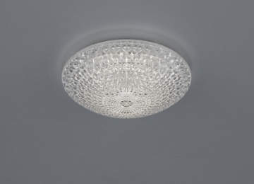 Immagine di Plafoniera Led Classica Kuma Effetto Cristallo Ø28 cm Trio Lighting