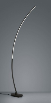 Immagine di Piantana Nera Solo Design Bacchetta Led 11W H158 cm Trio Lighting
