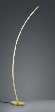 Immagine di Piantana Design Minimal Moderno Solo Bacchetta Led H158 cm Oro Trio Lighting