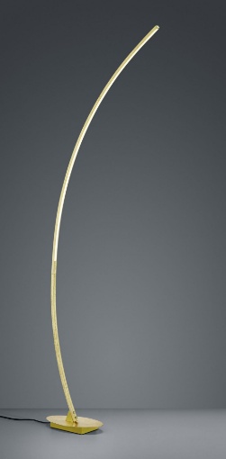 Immagine di Piantana Design Minimal Moderno Solo Bacchetta Led H158 cm Oro Trio Lighting