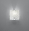 Immagine di Applique Quadrata Sweety 1xE14 Nichel e Acrilico Trasparente Trio Lighting