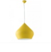 Immagine di Lampadario A Sospensione Per Tavolo Metallo Giallo Tholos Fan Europe