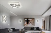 Immagine di Applique Moderna Design Asimmetrico Trinity Led Cambio Colore Trio Lighting