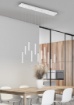 Immagine di Sospensione Bianca Tubular 11 Led Tubolari con Switch Dimmer Trio Lighting