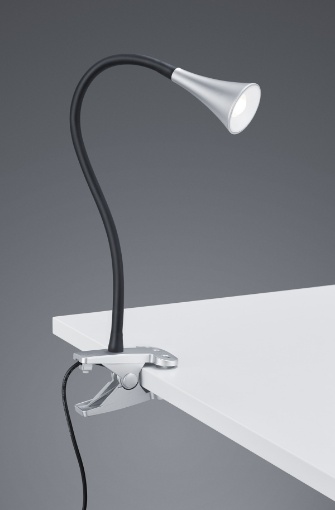 Lampada da Scrivania Led Viper Alluminio Con Pinza H35 cm Trio