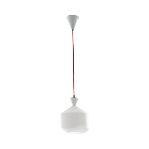Immagine di Sospensione 1 Luce In Vetro Opale Bianco Sugar C Fan Europe