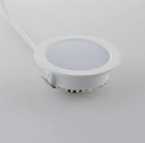 Immagine di Faretto Bianco da Incasso Bagno 65mm Led 3,5w IP44