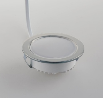 Immagine di Faretto Tondo Incasso Grigio Silver 65mm IP44 Led 3,5w 3000K 4000K