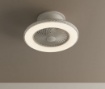 Immagine di Plafoniera Led Ventilatore Luce Dimmerabile Wifi Borea Intec Light