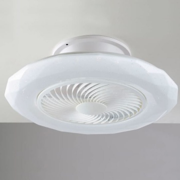 Immagine di Plafoniera Con Ventilatore Led 40w Dimmerabile Wifi Skyron Intec Light