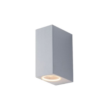 Immagine di Applique Esterna GU10 Luce Up Down Parallelepipedo Bianco IP54 Qubo Intec