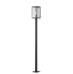 Immagine di Lampione Da Giardino Squadrato 200cm Metallo Vetro Mirage IP44 Intec Light