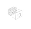 Immagine di Segnapassi Esterno Led 3w CCT Fissaggio Muro o Cassetta 503 Breen IP65 Intec