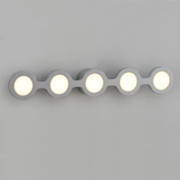 Immagine di Applique Specchio Bagno Abbi 5 Led Cromo L54 cm IP44 ACB