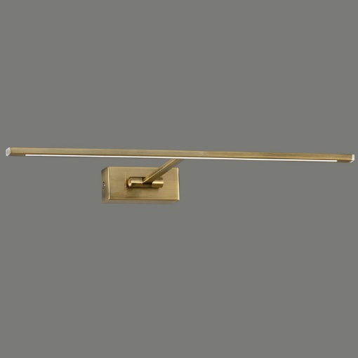 Immagine di Applique Quadro Specchio Adan Led Ottone L46 cm ACB