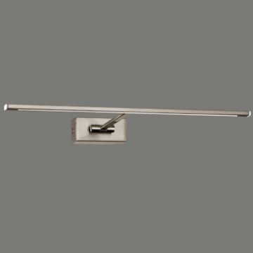 Immagine di Applique Lineare da Quadro Specchio Led Integrato Adan Nichel L46 cm ACB