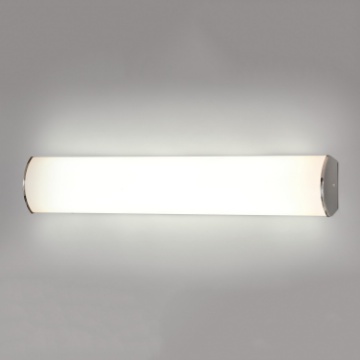 Immagine di Lampada Cromo da Specchio Bagno Aldo Led Switch Luce Naturale o Luce Calda L53 cm IP44 ACB