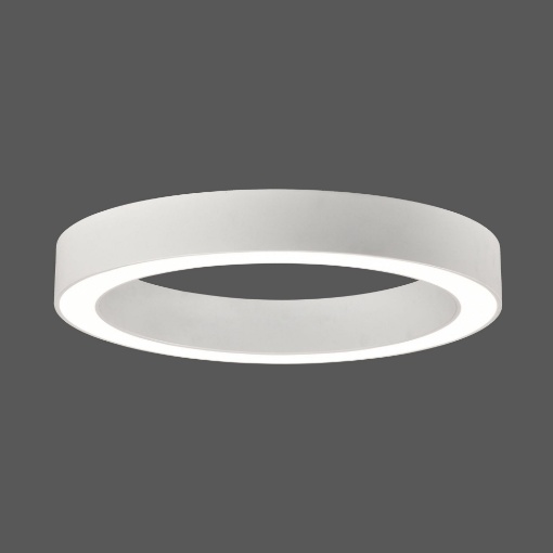 Immagine di Plafoniera Bianca Anello Led 50w CCT Aliso Ø60 cm ACB