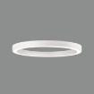 Immagine di Grande Plafoniera Anello Bianco Led 75w CCT Aliso Ø80 cm ACB