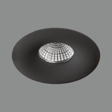 Immagine di Faretto Rotondo da Incasso GU10 Antea Nero 98mm ACB