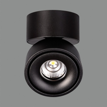 Immagine di Faretto Cilindro Orientabile Led 13w Apex Nero Ø10 cm ACB