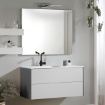 Immagine di Applique Lineare Specchio Bagno Aqua Led 19w Cromo L42 cm IP44 ACB