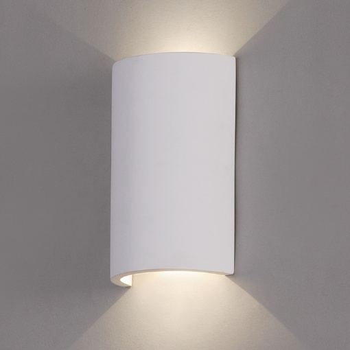 Immagine di Applique Gesso Axel Stondata Doppia Emissione Led H16 cm ACB