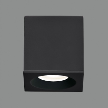 Immagine di Faretto Plafone Per Bagno IP65 Cubo Nero GU10 Branco ACB