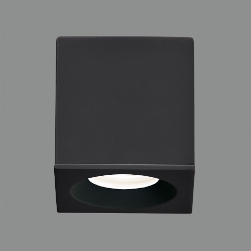 Immagine di Faretto Plafone Per Bagno IP65 Cubo Nero GU10 Branco ACB