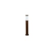 Immagine di Lampioncino Esterno Cilindro Marrone Bronzo 70cm IP44 Tokyo Intec Light