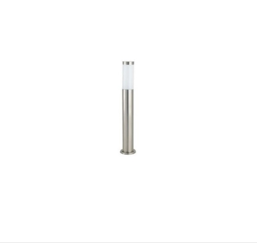 Immagine di Paletto Cilindro Da Esterno Nichel 70cm IP44 Tokyo Intec Light