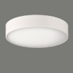 Immagine di Plafoniera Biemissione Per Bagno Bianca Vetro 32cm Dins 2xE27 IP44 ACB