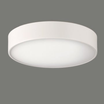 Immagine di Plafoniera Tonda Bianca Dins 32 cm IP44 Led Biemissione CCT 24w ACB