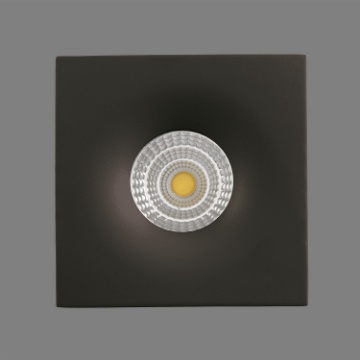 Immagine di Faretto da Incasso Quadrato GU10 Doro Nero 9,8x9,8 cm ACB