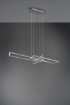 Immagine di Sospensione Moderna Salinas Nichel 3 Rettangoli Led Switch Dimmer Trio Lighting