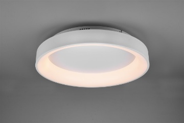 Immagine di Plafoniera Bianca Girona Led Dimmer Cambio Colore 2700k 6000k Ø60 cm Trio Lighting