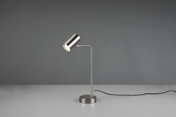 Immagine di Lampada Da Comodino Marley Nichel Cilindro Orientabile Trio