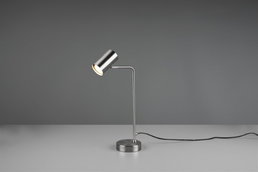 Immagine di Lampada Da Comodino Marley Nichel Cilindro Orientabile Trio
