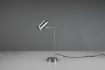Immagine di Lampada Minimal da Comodino Marley Nichel con Spot Cilindro H45 Trio Lighting