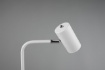 Immagine di Lampada Da Tavolo Sottile Marley Luce Orientabile Cilindro Bianco Trio Lighting