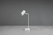 Immagine di Lampada Da Tavolo Sottile Marley Luce Orientabile Cilindro Bianco Trio Lighting