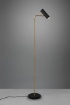 Immagine di Piantana Marley Ottone Nero Con Luce Direzionabile 151 cm Trio Lighting